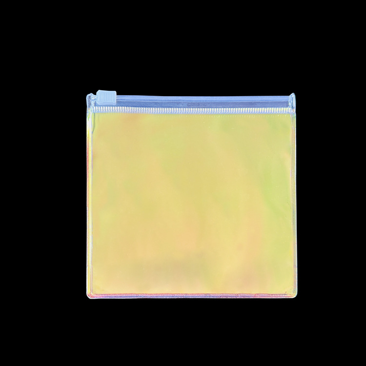 Bolsa de embalaje de PVC transparente bolsa de plástico Ziplock bolsa de cremallera de PVC bolsa de cordón esmerilado bolsa de cosméticos Logotipo de impresión