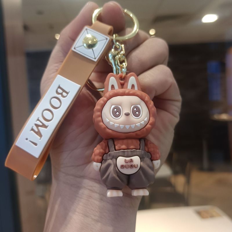 クリエイティブホットスタイルラブブキーホルダー漫画リトルシープペンダントおもちゃベビーグラバーかわいいキーチェーンリング卸売|undefined