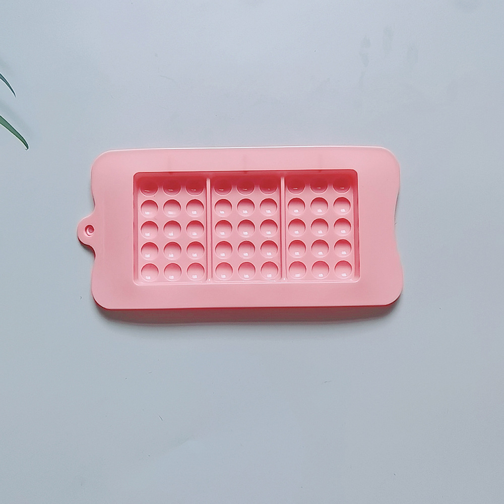 3 chocolate redondo 464 galletas molde de silicona pastel helado pudín molde de postre jabón utensilios