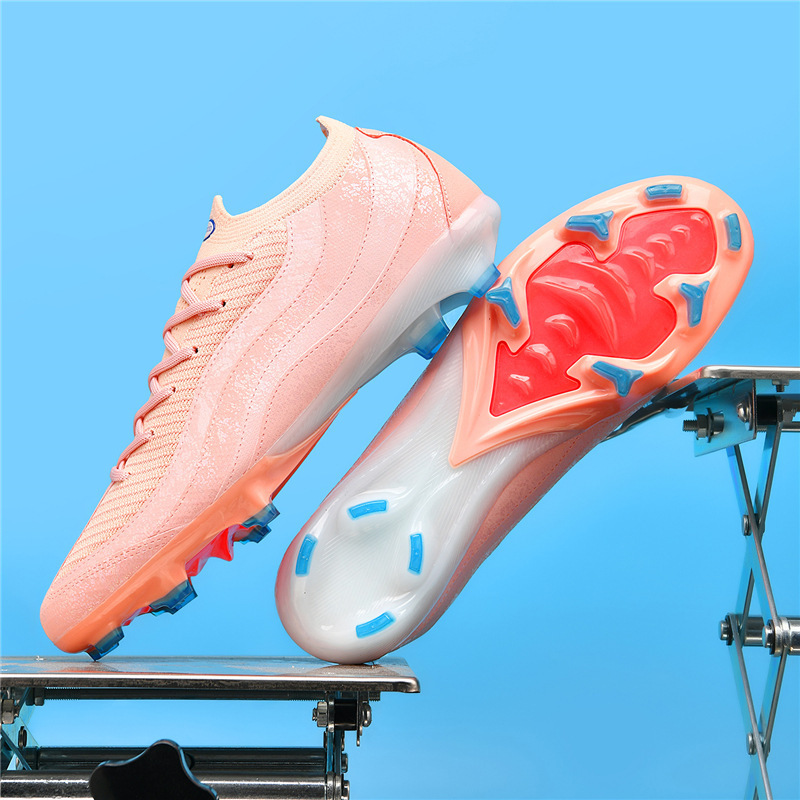 Zapatos de Fútbol con Tacos de Corte Bajo de KPU y TPU Transpirable para Césped Natural y Artificial image 6