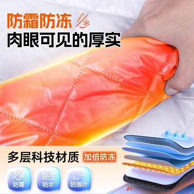 Car Windshield Anti-Freeze Cover, Snow Car snow shield - cctv-quality-choice-double-sided-waterproof-extra-thick-cotton-and-more-resistant-to-freezing