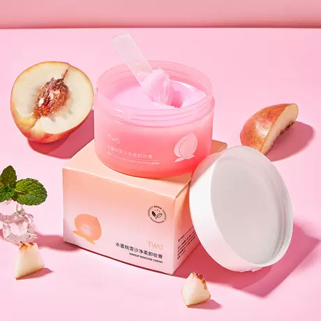 Twg peach snow sand cleansing balm 100g