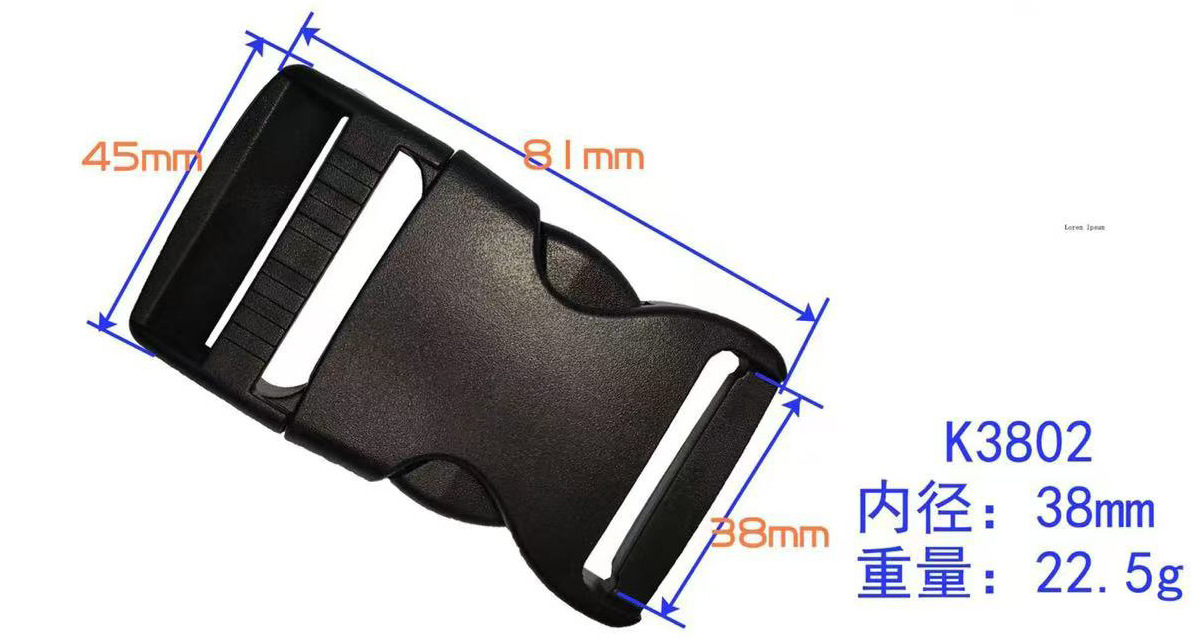 Zhengxin hebilla de plástico de alta calidad hebilla bolsa accesorios mochila hebilla ajustable hebilla femenina POM material hebilla de la cintura