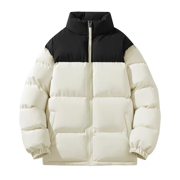 2025 Winter Couple's down Cotton Jacket, Standard Warm Men's Cotton Coat, Loose Versatile Stand Collar Unisex Cotton Clothing