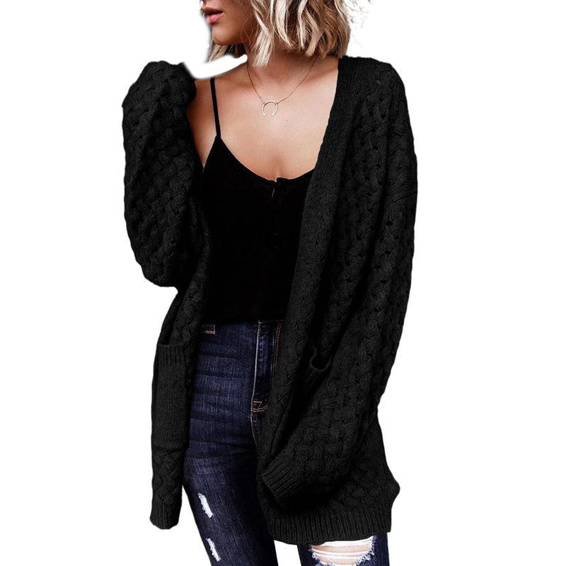 2025 nuevo cabello transfronterizo de moda casual de mujer cardigan de manga larga camisa de fondo grueso cabello transfronterizo