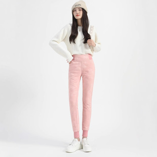 New Chinese Down Pants Women's Winter 2024 New Liner -40 Degree Cold Northeast Light Base Cotton Pants Wear Inside