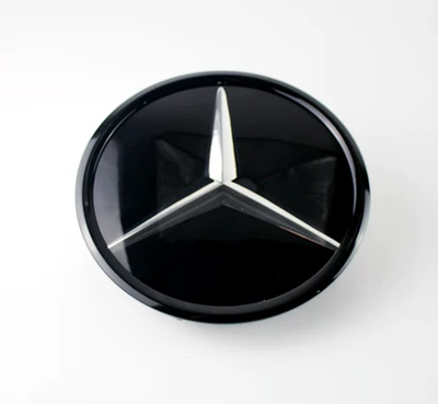 E-class GLC GLE GLS: Car logo - 15-18-class-c-mirror-black-edge-3d