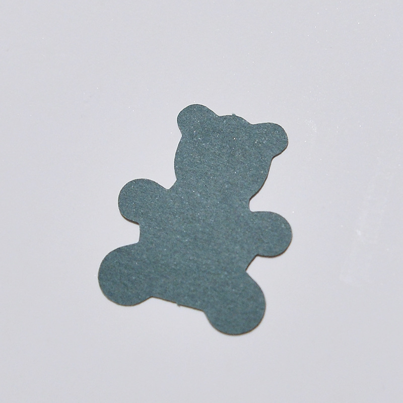 Tema del partido mesa de postre mesa de escritorio decoración oso colorido papel trozos 100 piezas de acrílico