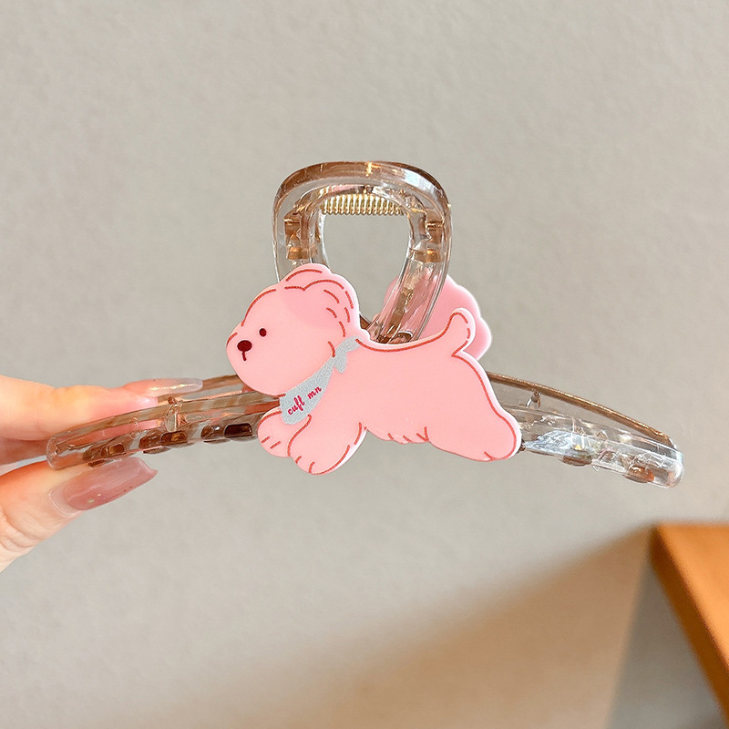 Clip de dibujos animados lindos y interesantes para mujeres 2025 nuevo estilo de alto nivel de tiburón clip de cabello clip de cabello de cabeza