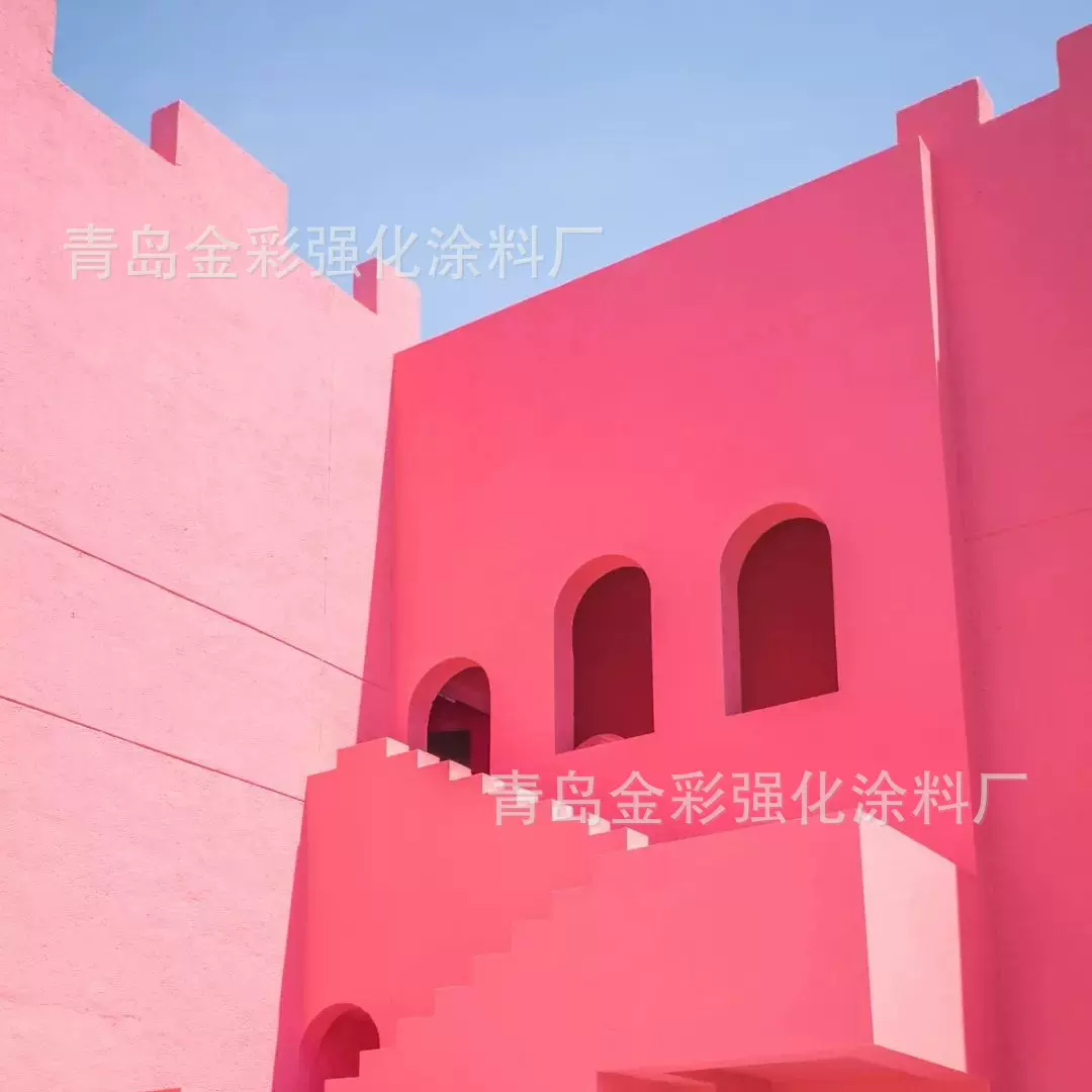 弹性外墙涂料防水防晒艺术漆可调色水性漆外墙装饰金彩昌发