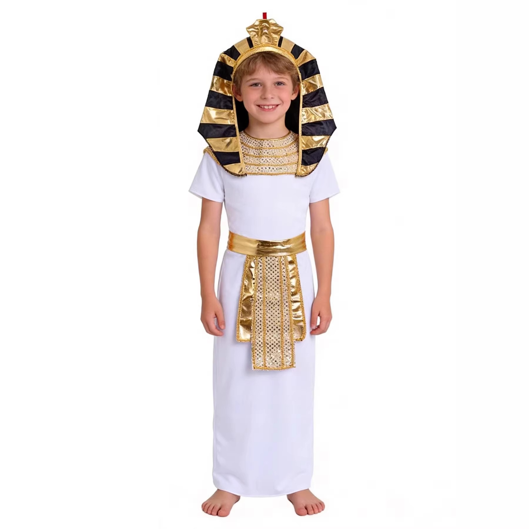 Children's Egyptian Pharaoh King Dress European and American Ball National Theme Character Costume Dress Up Costume