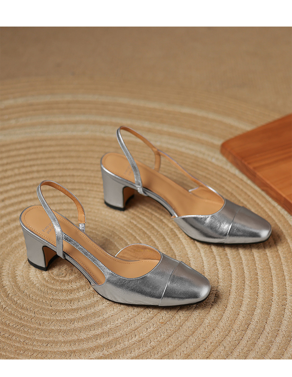 Sandal cao gót nữ mũi kín quai chéo buộc dây phong cách Hàn Quốc — đen chi tiết 14