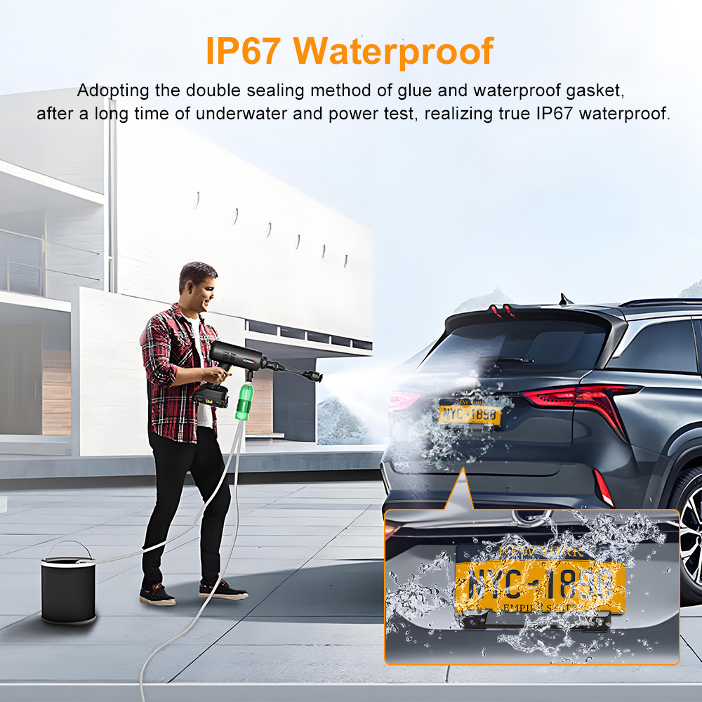 7inch Carplay car display solar-powered reversing camera