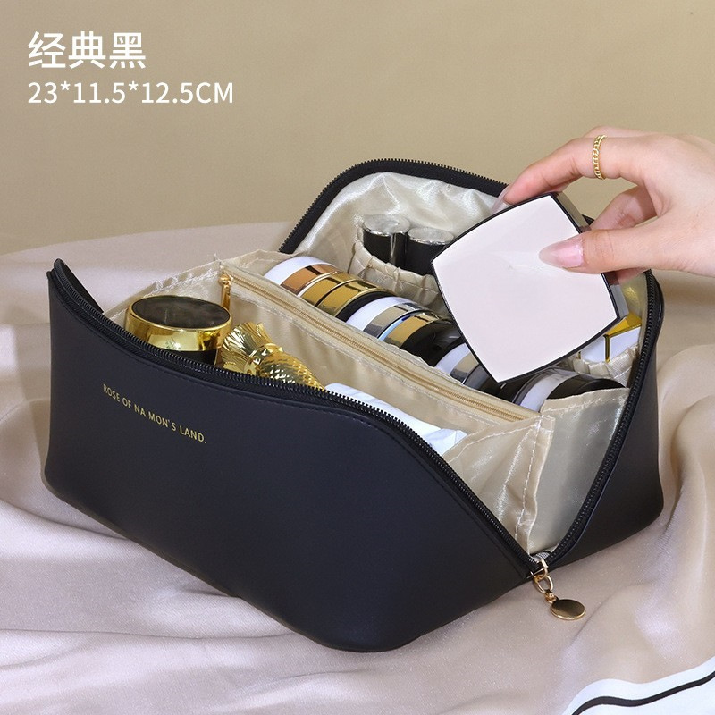 化妆包女大容量便携式时尚高端旅行化妆收纳袋可手提枕头化妆包|undefined