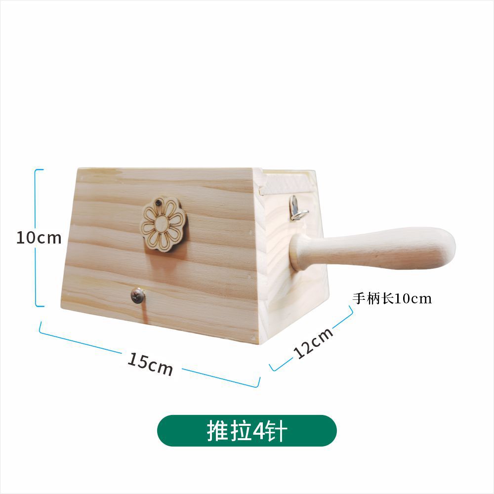 Wooden Moxibustion Box Portable Moxa Warmer with 54 Moxa Cones Smokeless Warming Device in use