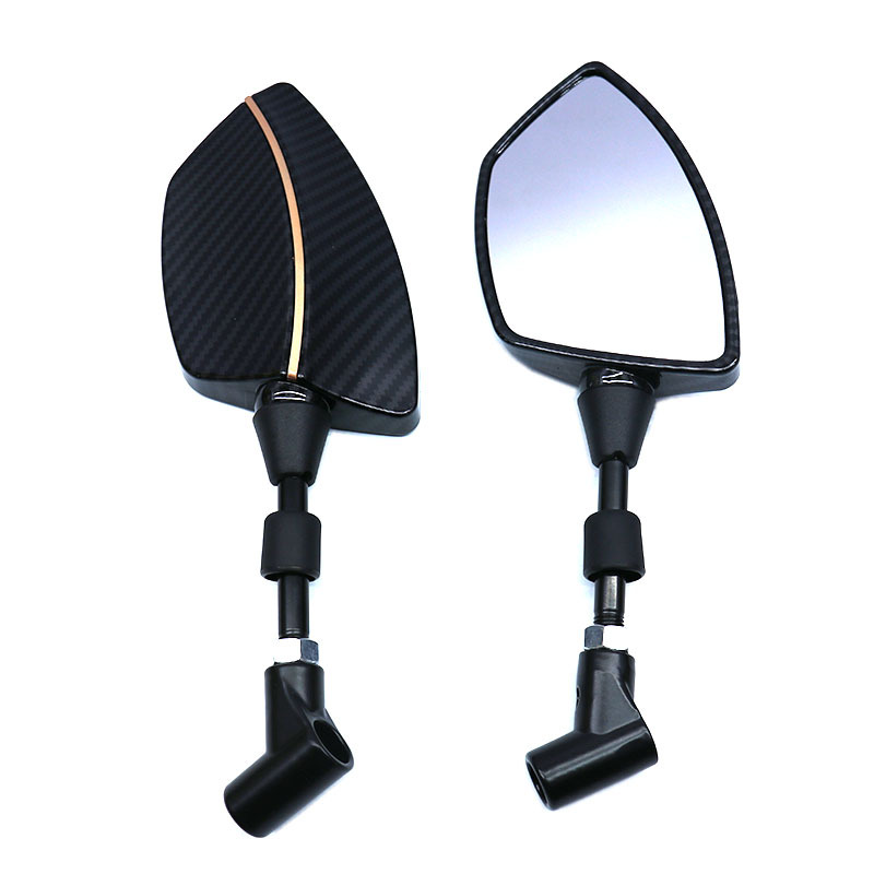 Motorcycle Modification Accessories Universal Tomahawk Style Rearview Mirror Small Knife Mt Electric Vehicle Rearview Mirror Reflector