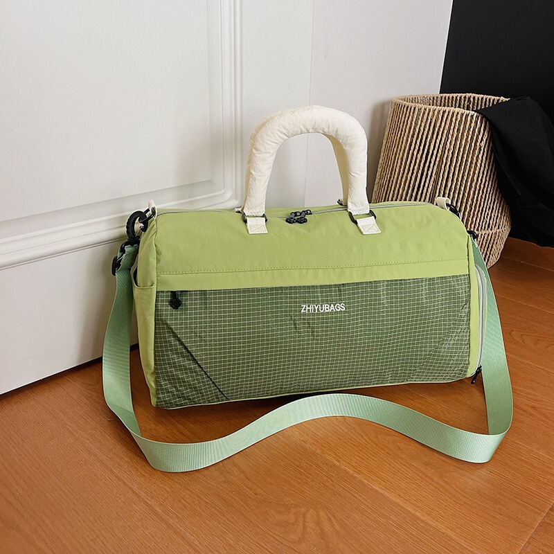Cross-Border Best-Selling Short-Distance Travel Bag, Lightweight Color-Blocked Carry-On Luggage Bag, Fashionable Travel Companion Sports and Fitness Shoulder Bag Cross-Border Best-Selling Short-Distance Travel Bag, Lightweight Color-Blocked Carry-On Luggage Bag, Fashionable Travel Companion Sports and Fitness Shoulder Bag