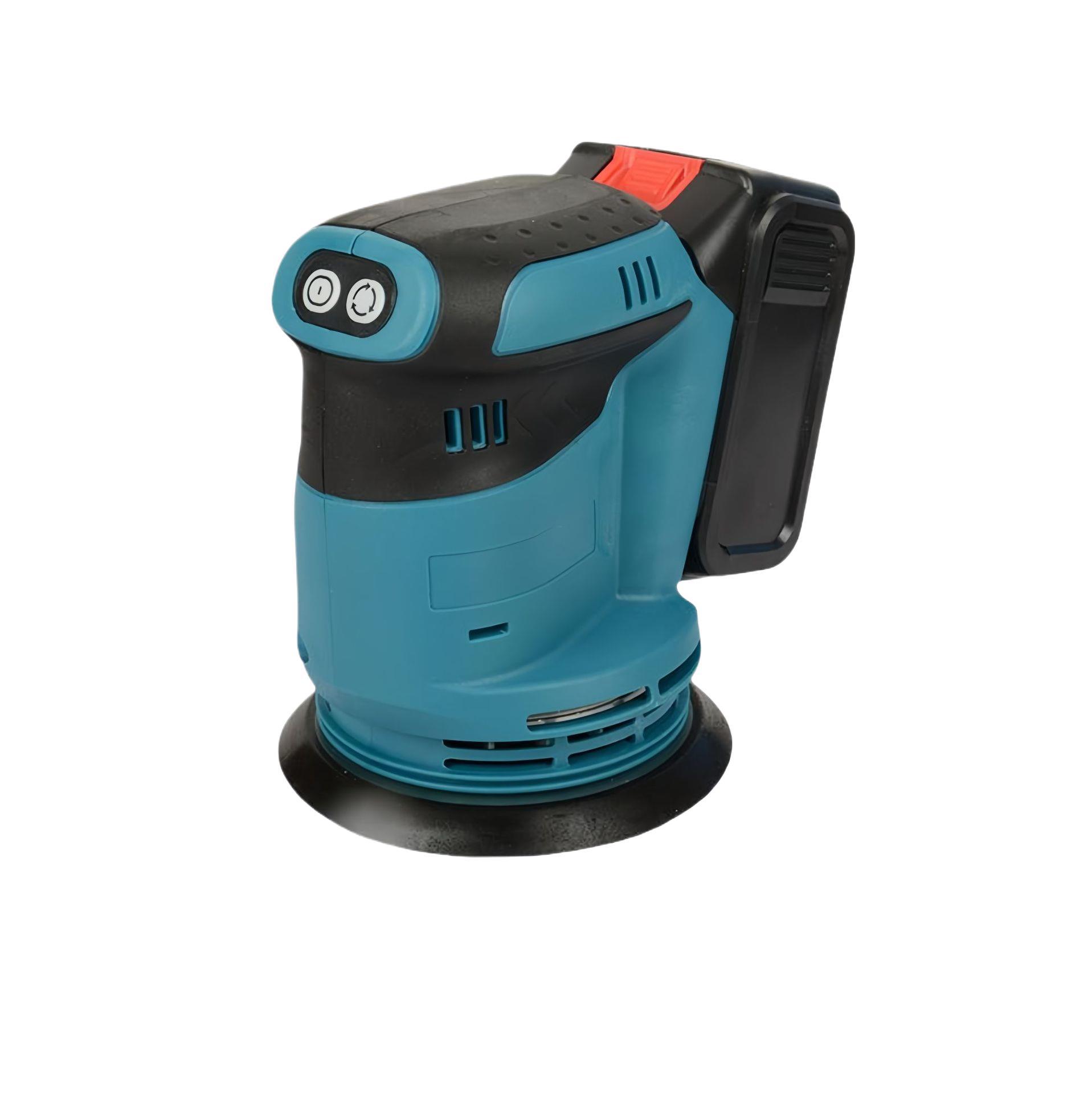 工厂5寸多功能锂电圆砂机大功率木工电动砂纸机汽车修复打磨机