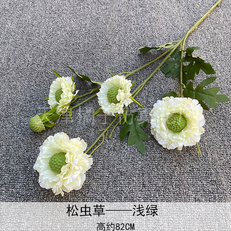 Flores de boda de alta calidad de flores de madera verde de bambú y lirio de pino masson de alta calidad