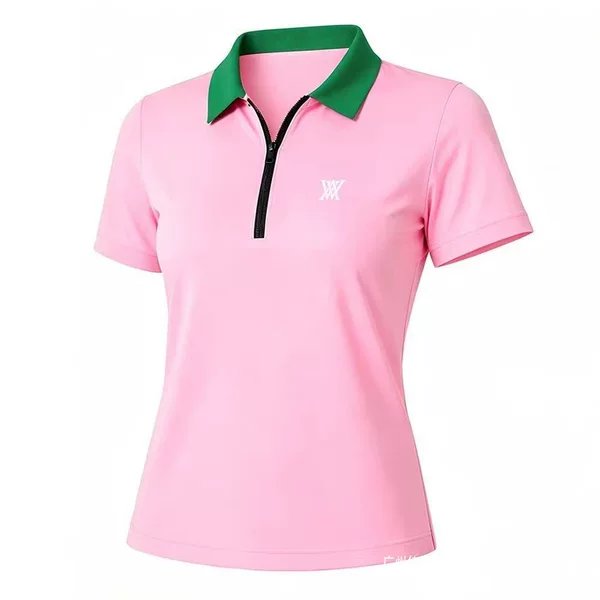 2026 Women's Golf Short-Sleeve Quick-Dry Shirt Slim Fit Comfortable Breathable Golf Apparel T-Shirt