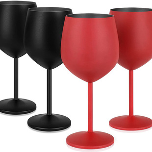Cross-border Best Selling 18oz Stainless Steel Goblet Single Layer Drop-resistant Outdoor Wedding Cocktail Cup Practical Business Gift Box