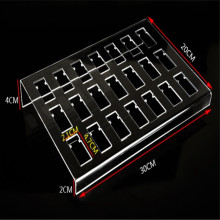 工厂定制透明亚克力隐形眼镜美瞳展示架2124位宫格眼药水陈列道具