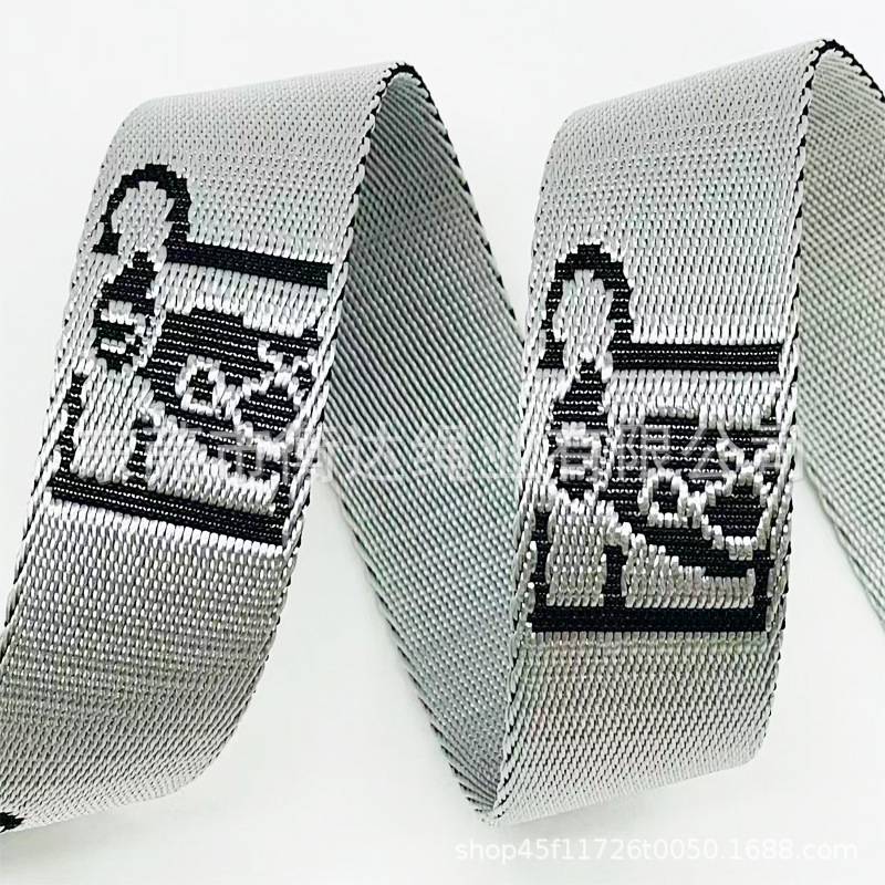 Fábrica personalizada espesa brillante imitación de nylon jacquard correa pet dog collar correa de tela de artículos deportivos al aire libre correa