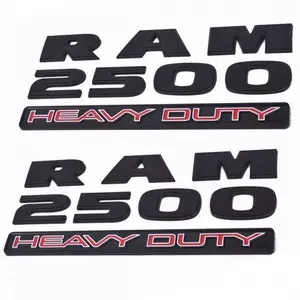 Suitable for Dodge Ram1500 2500 3500 Heavy Duty Fender Side Label Black Label Car Label