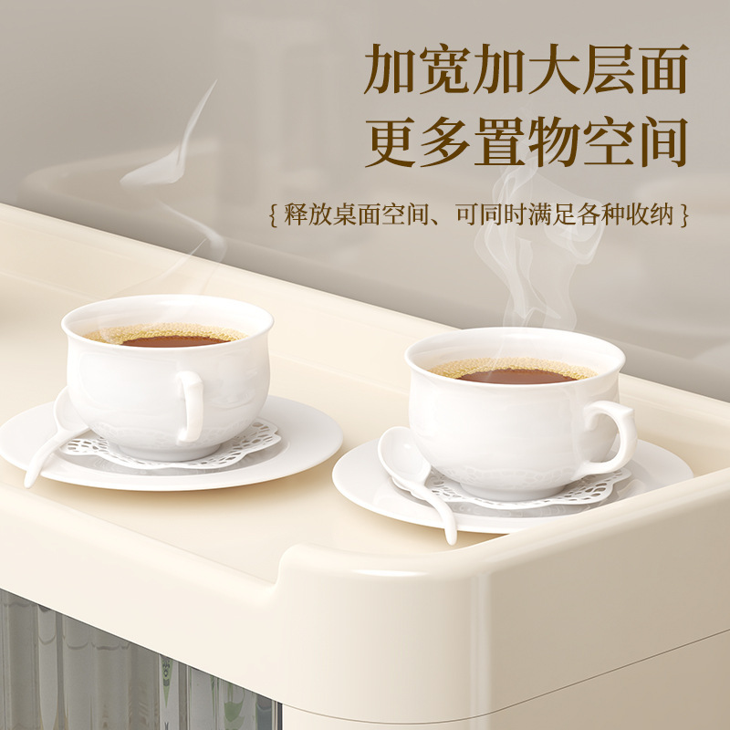 カップホルダー収納ラック防塵ウォーターカップティーカップコーヒーカップサイドボード収納アーティファクトハイエンドライト高級カップキャビネット|undefined
