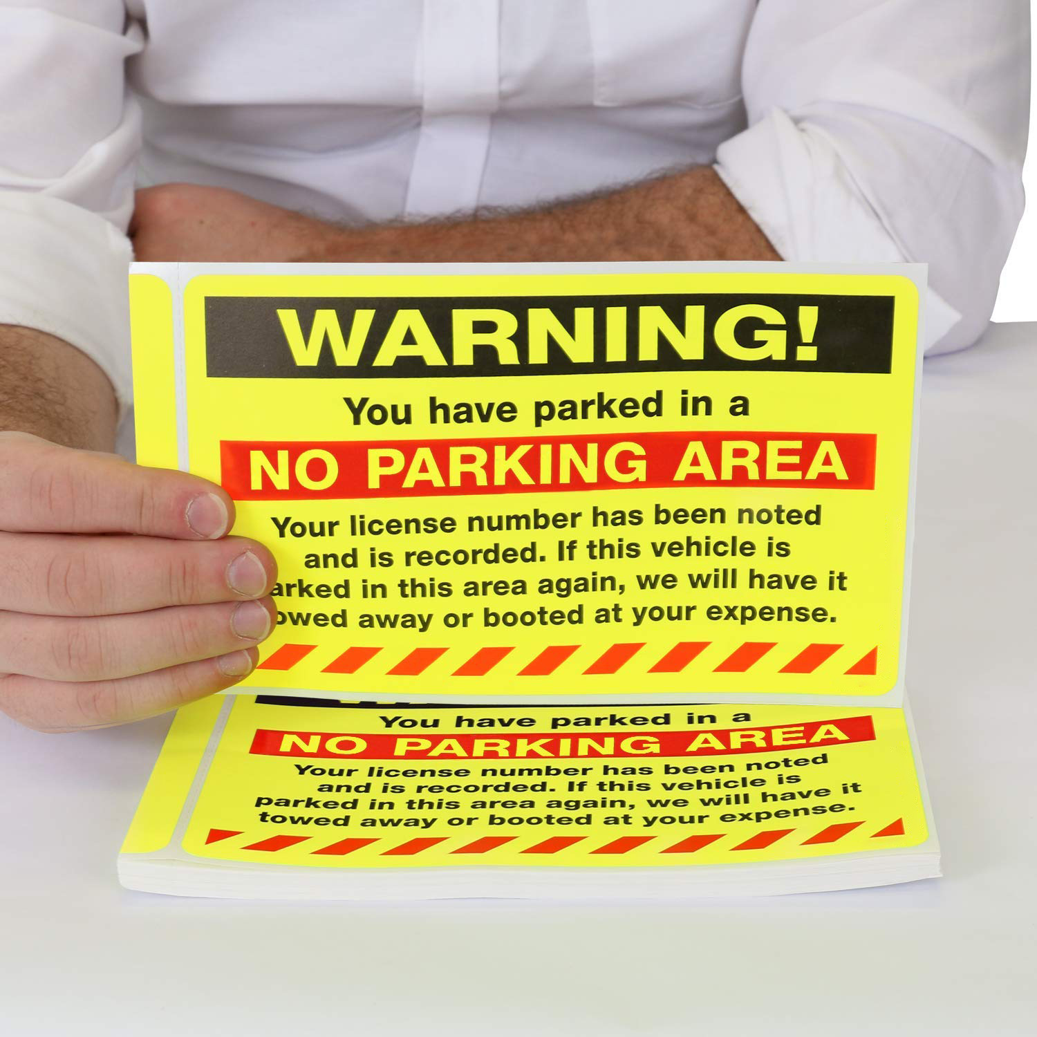 New Amazon Cross-border 50-sheet Parking Violation logo sticker…