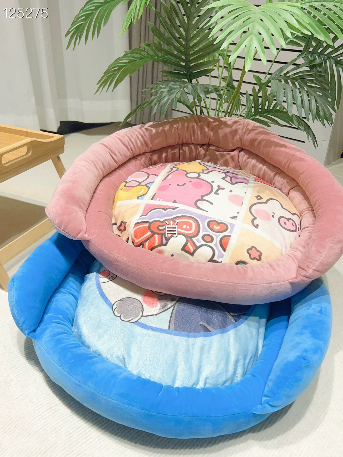 Ленивый диван Яичный пирог Круглый четыре сезона Универсальный питомник для кошек Питомник для собак Глубокий сон Зимний теплый утолщенный плюшевый коврик для гнезда