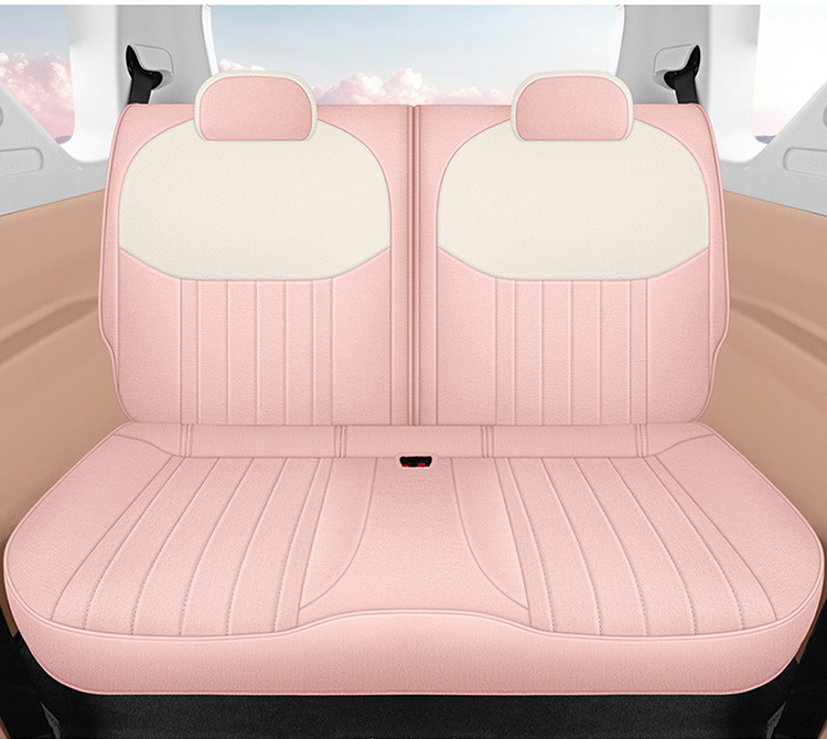 Rui Lanlan Balloon Special Cartoon Wear-Resistant Car Seat Cover for All Seasons, Full-Coverage Cushion in Cotton and Linen Fabric