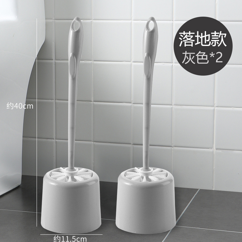浴室トイレブラシ家庭用トイレしゃがみトイレ掃除ベース収納ラック壁掛け死角ブラシなし|undefined