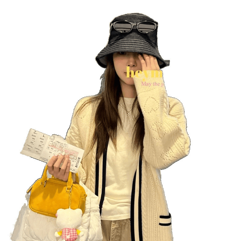 heymaymay ‘小牛津’复古牛仔渔夫帽盆帽双面戴春夏女款2025新款|undefined