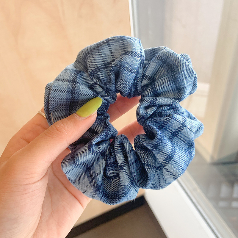 Temperamento floral intestino grueso anillo para el cabello bola femenina cabeza cuerda dulce cola de caballo cuerda para el cabello banda de goma de alta calidad accesorios para el cabello al por mayor