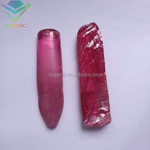 3# red corundum crystal half raw material synthetic ruby raw material manufacturers supply