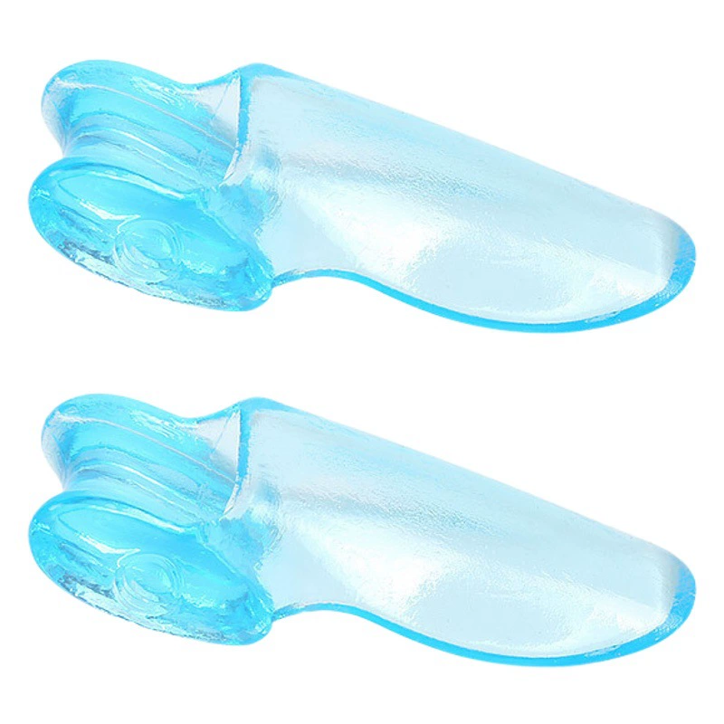 Силиконовые Toe Перекрытие Toe сепаратор Уход за пальцами клип Вальгусная Сплит Toe Pad