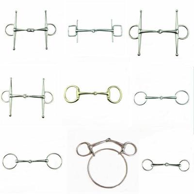 Saddle Harness Snaffle Mouth Water Le Rein Stainless steel electroplate Mouth Bridle Equestrian supplies