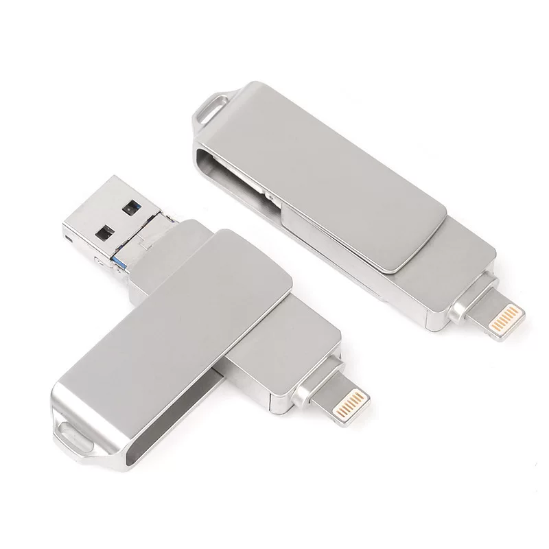 Apple, huawei, multifunctional compatible mobile USB flash drive, three-in-one