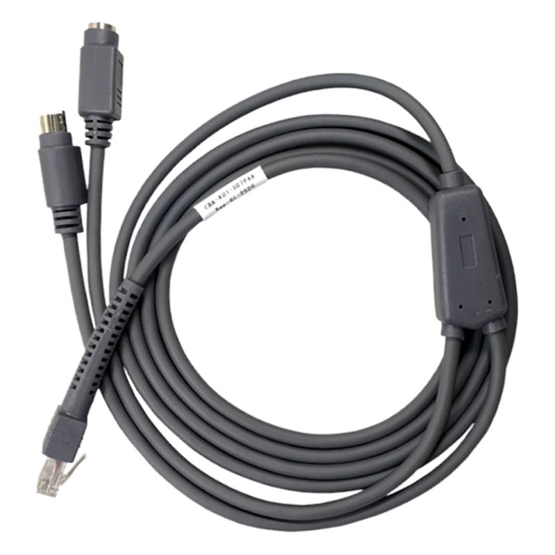 Применимо к Xunbao LS2208 DS4278LS1203 сканирующий пистолет кабель для передачи данных порт клавиатуры KB2 м прямая линия
