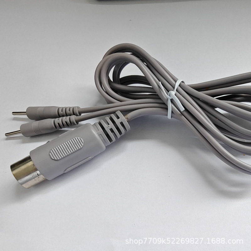 5P接続線電気治療線電極線治療器理学療法器美容器部品五心線単針線銅箔糸|undefined