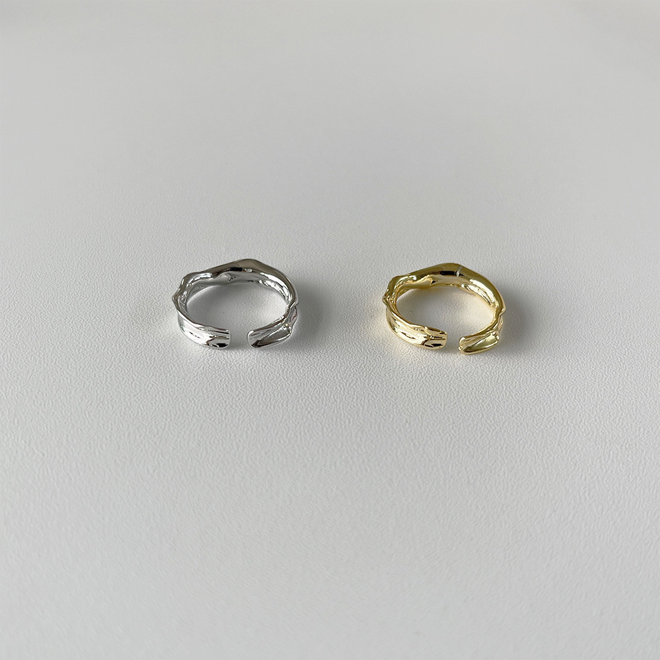 Fashion Geometric Copper Plating Open Ring