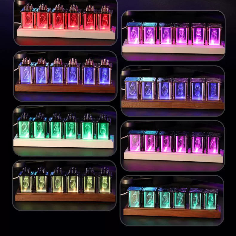 Хуигуанг трубочный часы для настольной игры настройки RGB черчение Hui Hui трубочные часы ощущение DIY часы украшение художественный подарок