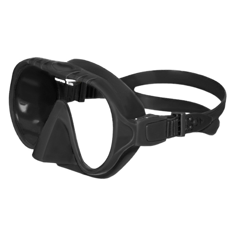 Hotdive líquido de silicona templado vidrio sin marco gafas de buceo anti-niebla lente libre sumergible buceo gafas de pulmón