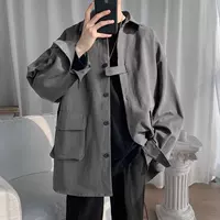 Осенняя рубашка, куртка для отдыха, оверсайз, коллекция 2021 года, корейский стиль