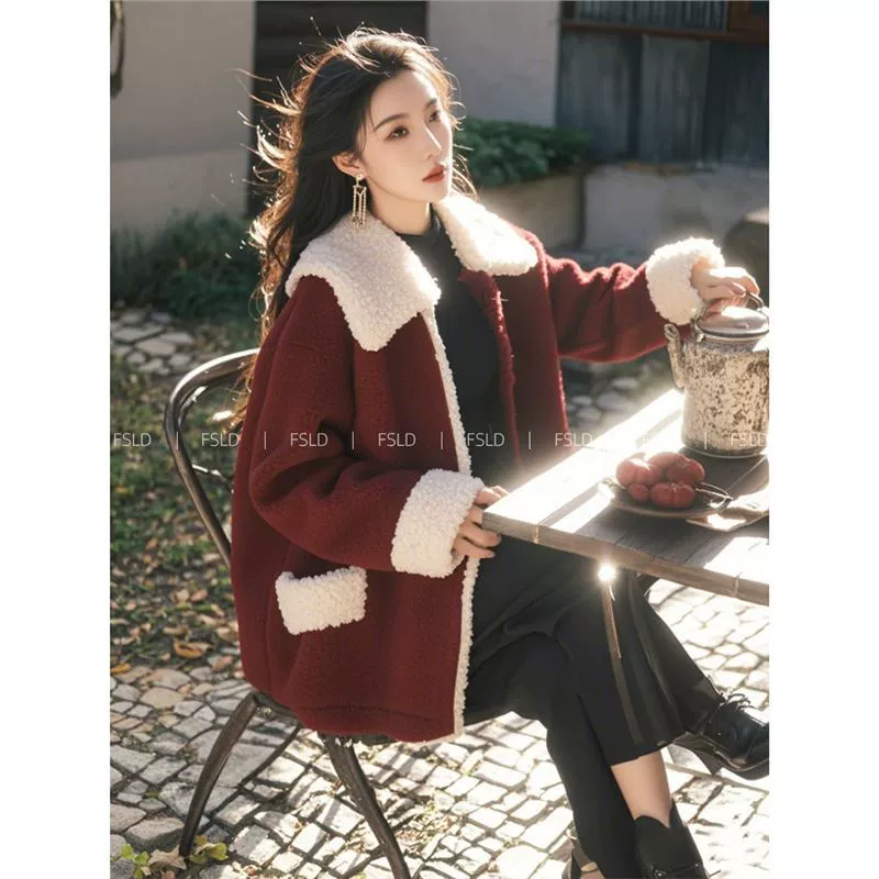 YT395615 Новый год и Новый год носят ленивый корейский стиль