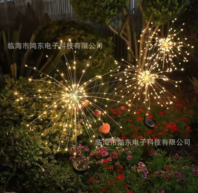 lámpara de fuego artificial solar LED lámpara de suelo lámpara de decoración exterior lámpara solar de jardín lámpara de césped lámpara de medusa solar