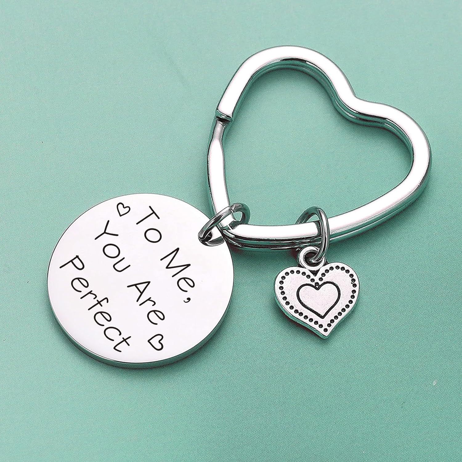 Simple Style Style Simple Style Letter Heart Shape 201 Stainless Steel Valentine'S Day Unisex Keychain
