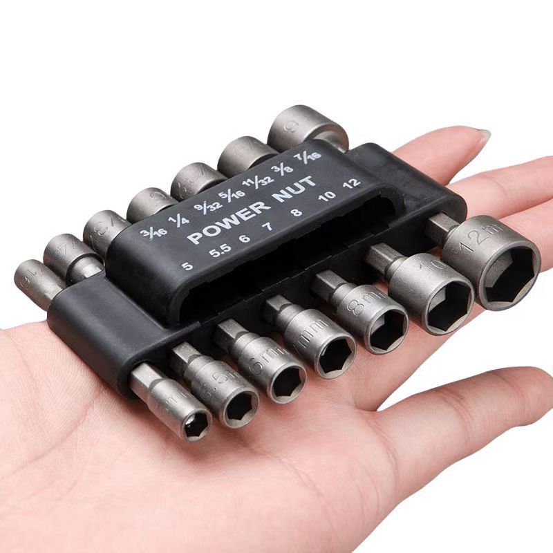 風回スリーブセットのヘッドセットの電動レンチは内六角電気ドリルのヘッドセットの9セットの14セットを深めます。|undefined