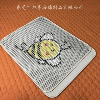 EVA双层蜂窝猫砂垫防滑防水 防带出落砂 尺寸形状颜色图案可定